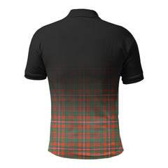 MacKinnon Ancient Tartan Crest Polo Shirt - Thistle Black Style