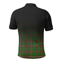 MacKinnon Hunting Modern Tartan Crest Polo Shirt - Thistle Black Style