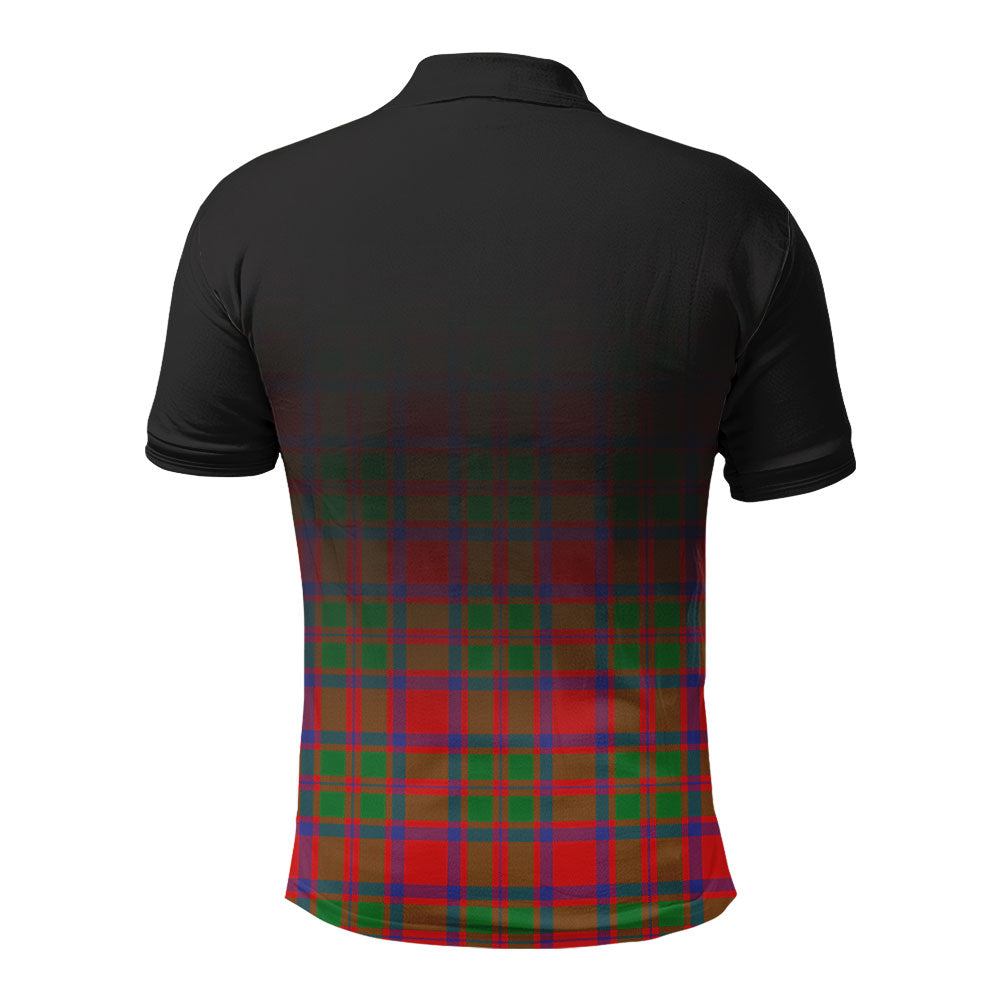 MacKintosh Modern Tartan Crest Polo Shirt - Thistle Black Style