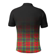 MacLean of Duart Modern Tartan Crest Polo Shirt - Thistle Black Style