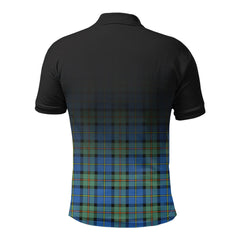 MacLeod of Harris Ancient Tartan Crest Polo Shirt - Thistle Black Style