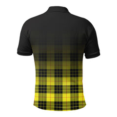 MacLeod of Lewis Modern Tartan Crest Polo Shirt - Thistle Black Style