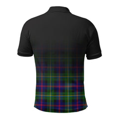 Malcolm (or MacCallum) Tartan Crest Polo Shirt - Thistle Black Style