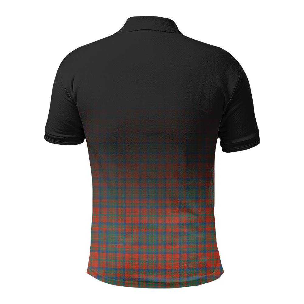 Matheson Ancient Tartan Crest Polo Shirt - Thistle Black Style