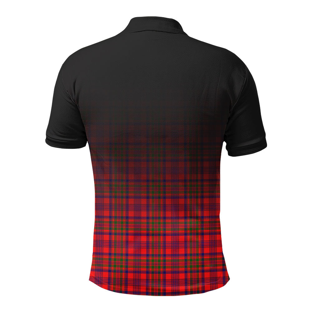 Murray (of Dysart) Tartan Crest Polo Shirt - Thistle Black Style