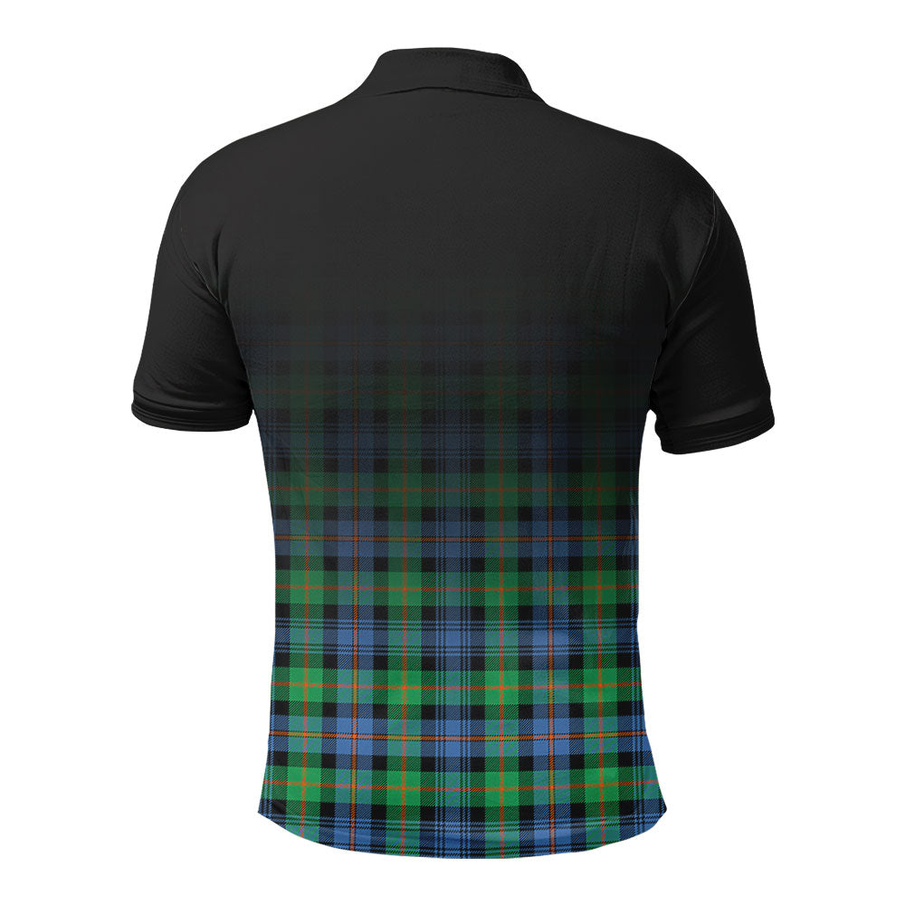 Murray of Atholl Ancient Tartan Crest Polo Shirt - Thistle Black Style