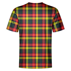 Buchanan Modern Tartan Crest T-shirt