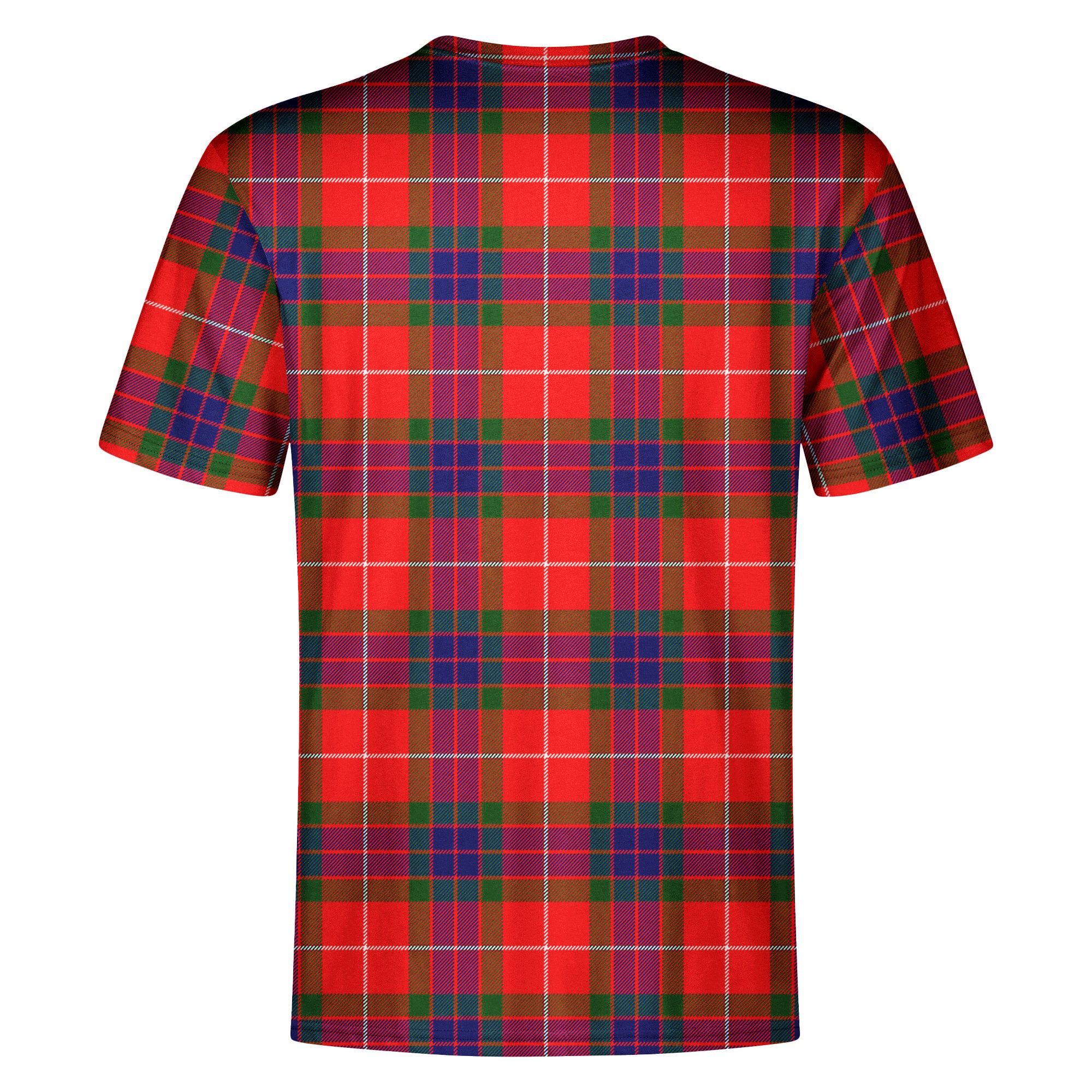 Fraser (of Lovat) Modern Tartan Crest T-shirt