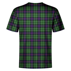 Leslie Hunting Tartan Crest T-shirt