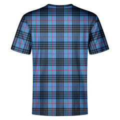 MacKay Blue Tartan Crest T-shirt