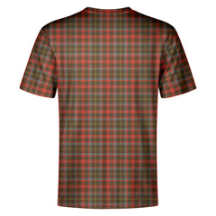 MacKintosh Hunting Weathered Tartan Crest T-shirt