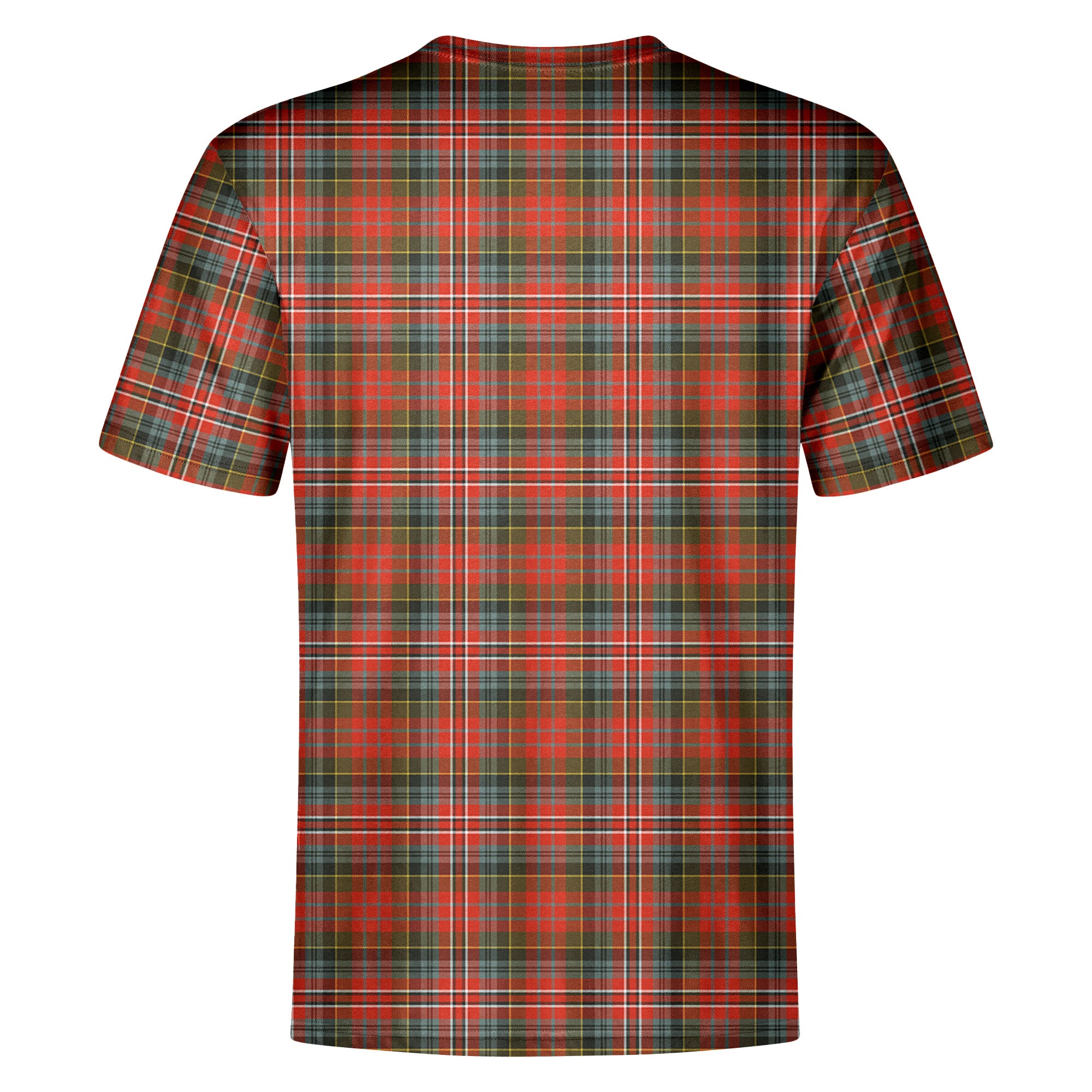 McPherson Weathered Tartan Crest T-shirt