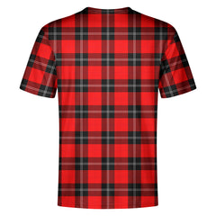 Ramsay Modern Tartan Crest T-shirt