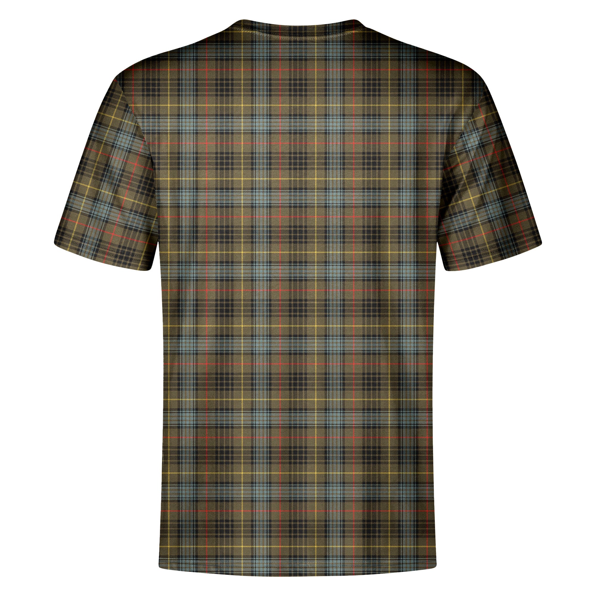 Stewart Hunting Weathered Tartan Crest T-shirt