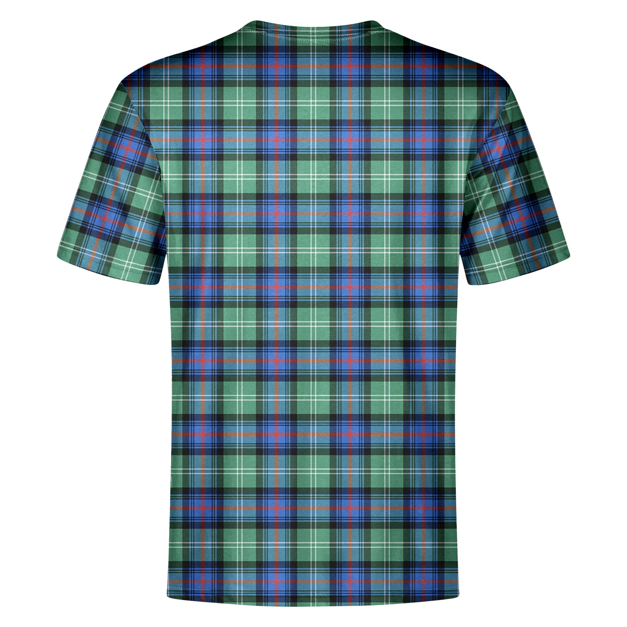 Sutherland Old Ancient Tartan Crest T-shirt