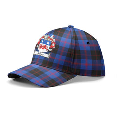 Angus Modern Tartan Coat of Arms Classic Cap