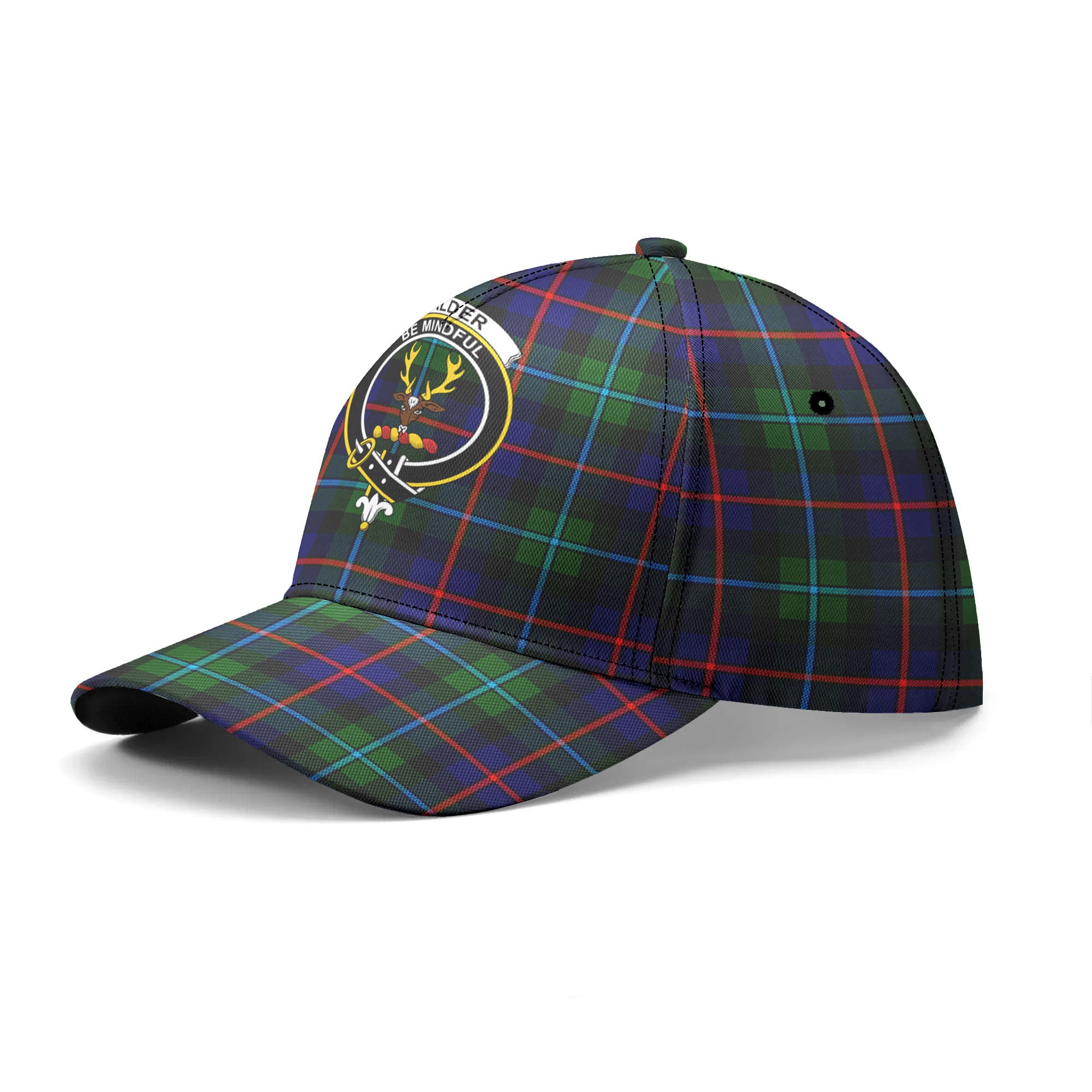 Calder Tartan Crest Classic Cap