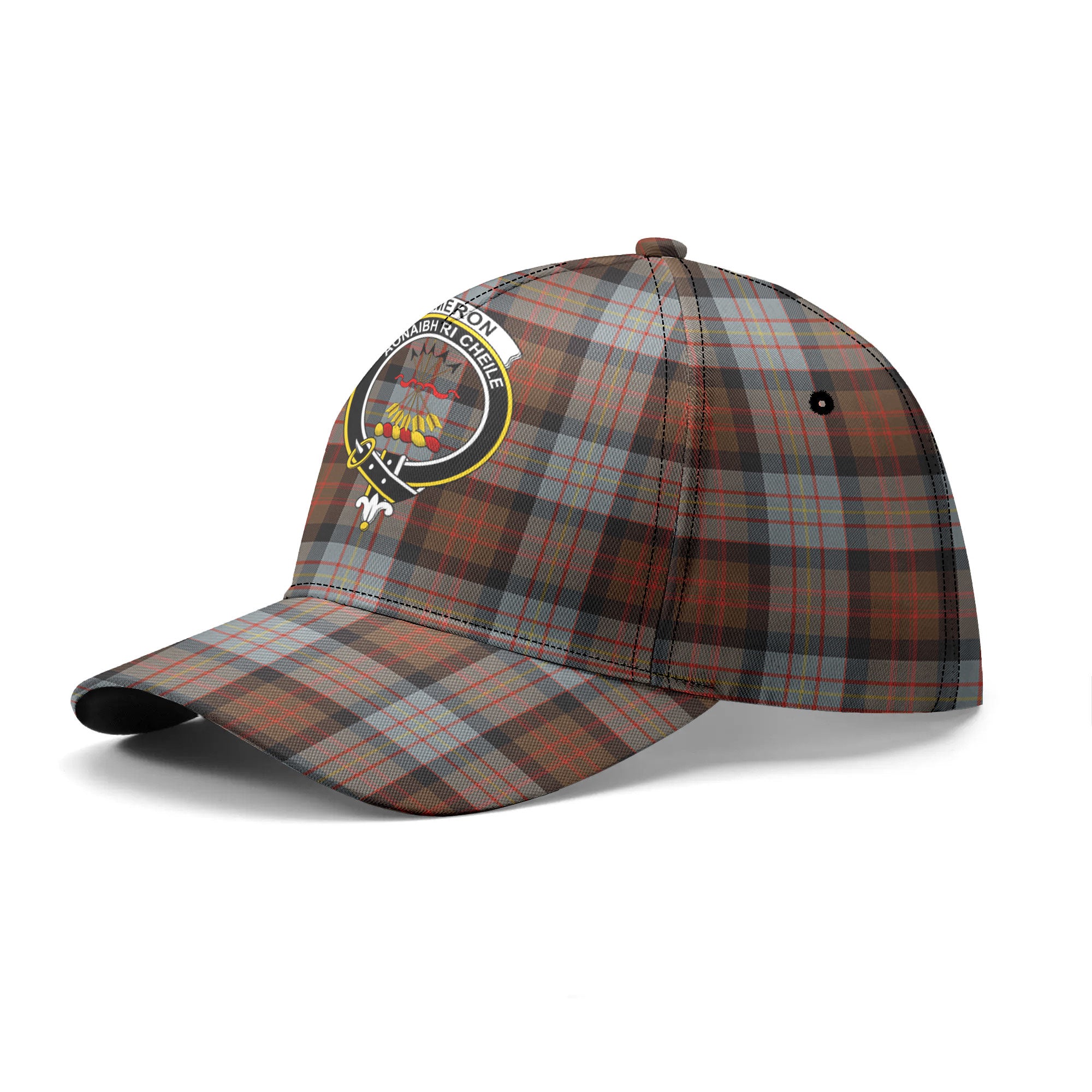 Cameron of Erracht Weathered Tartan Crest Classic Cap