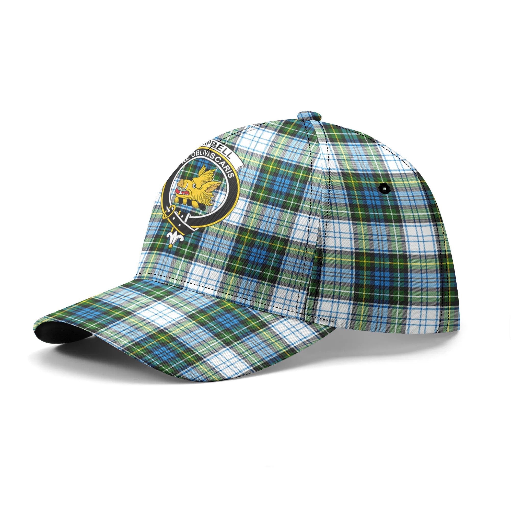 Campbell Dress Tartan Crest Classic Cap