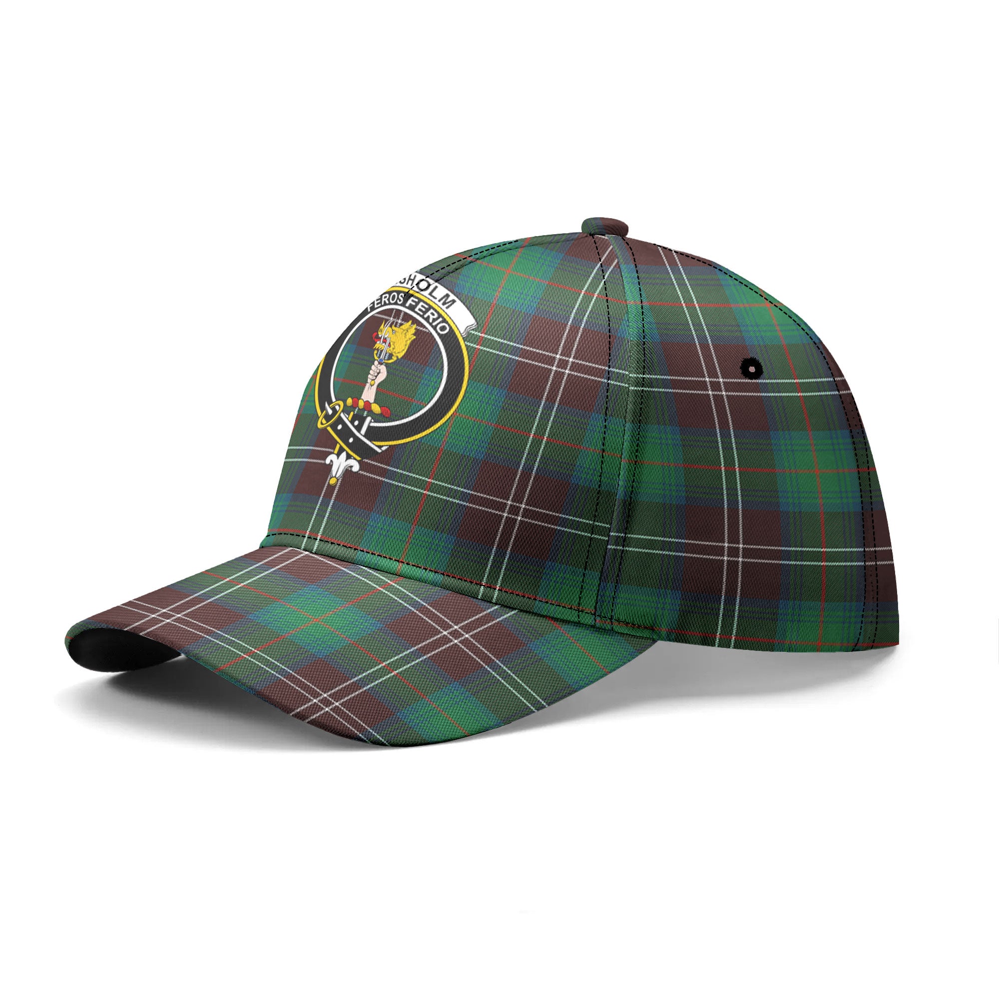 Chisholm Hunting Ancient Tartan Crest Classic Cap