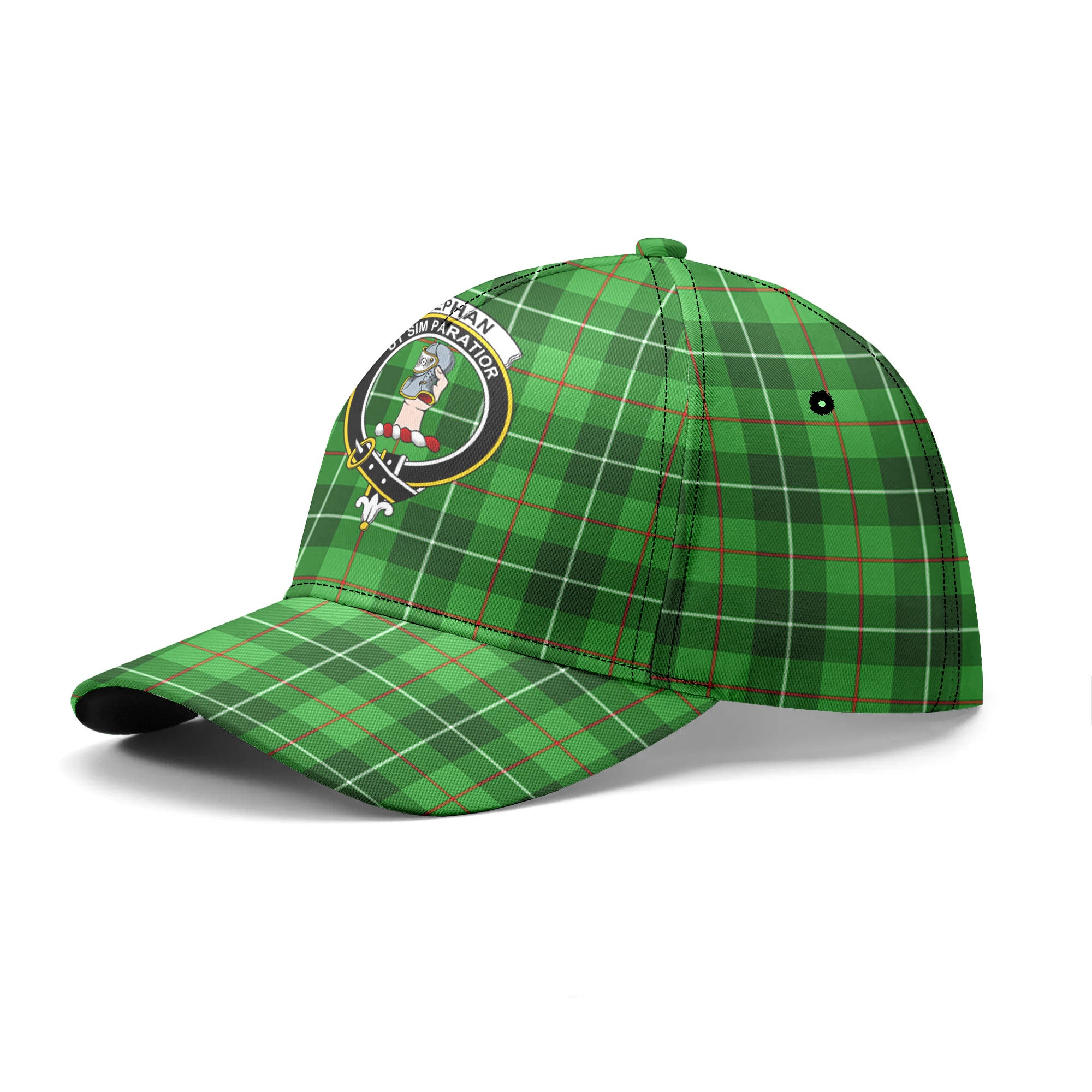 Clephan (or Clephane) Tartan Crest Classic Cap