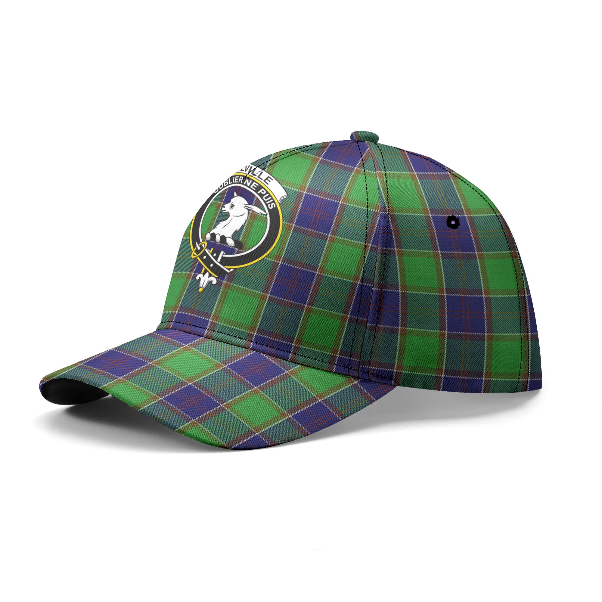 Colville Tartan Crest Classic Cap