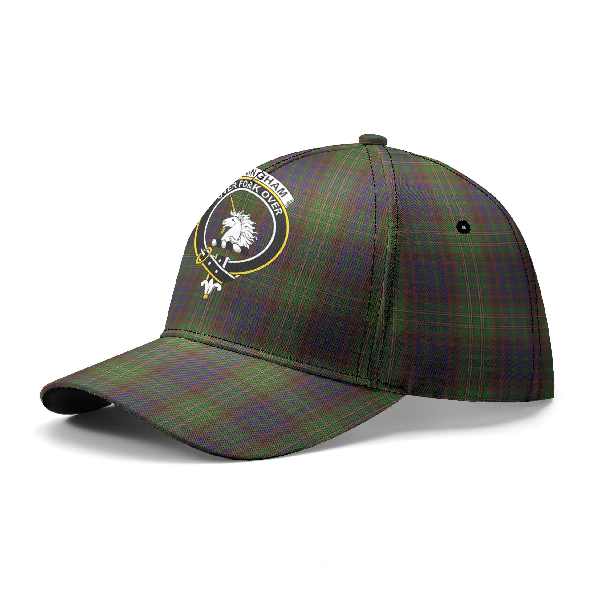 Cunningham Hunting Modern Tartan Crest Classic Cap