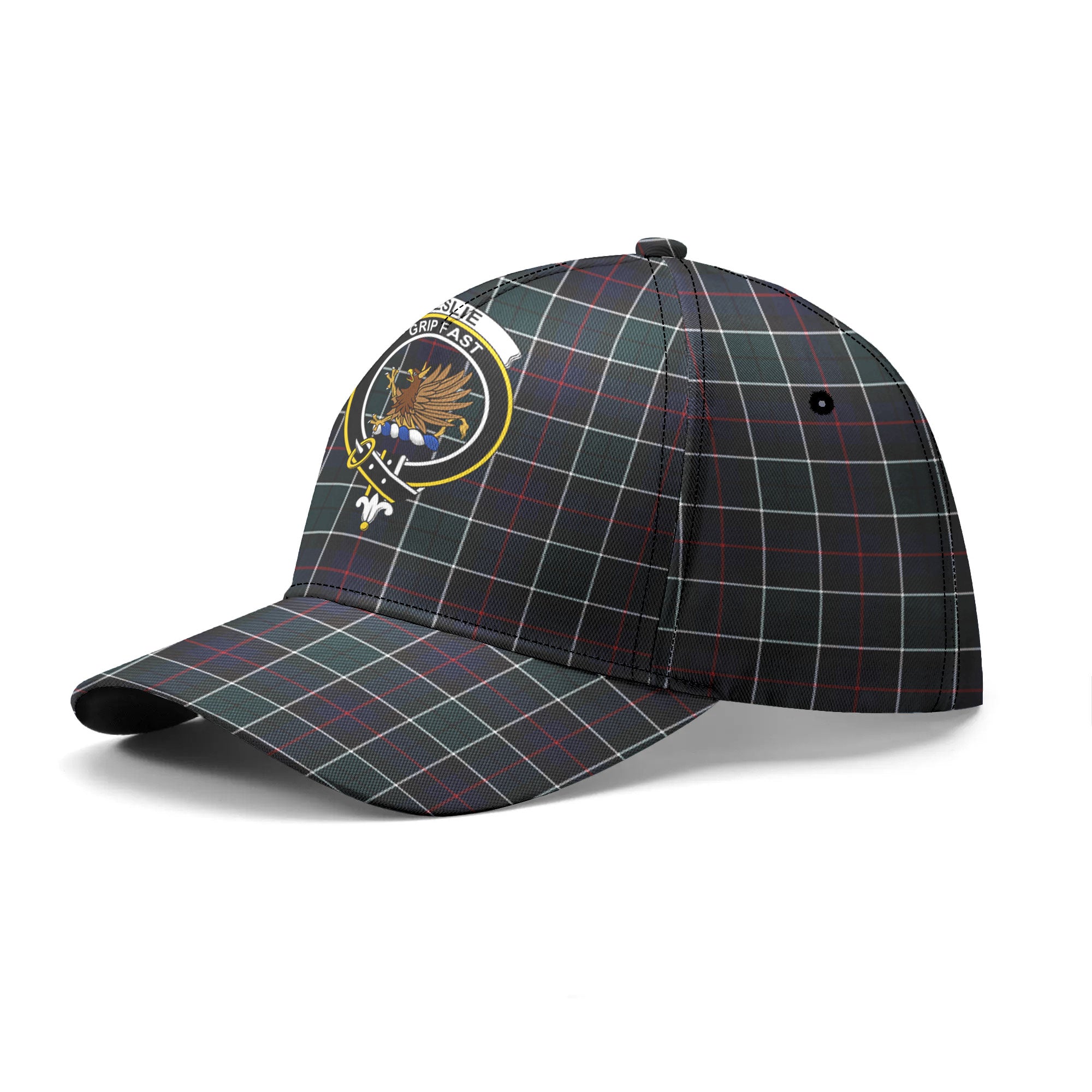 Leslie Hunting Modern Tartan Crest Classic Cap