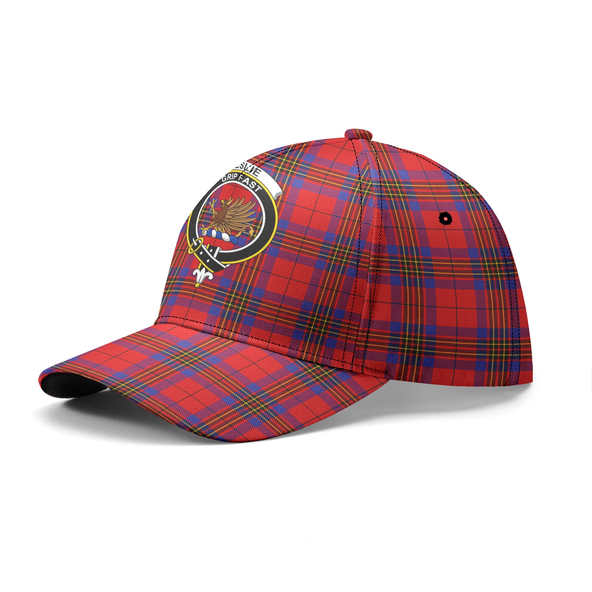 Leslie Modern Tartan Crest Classic Cap