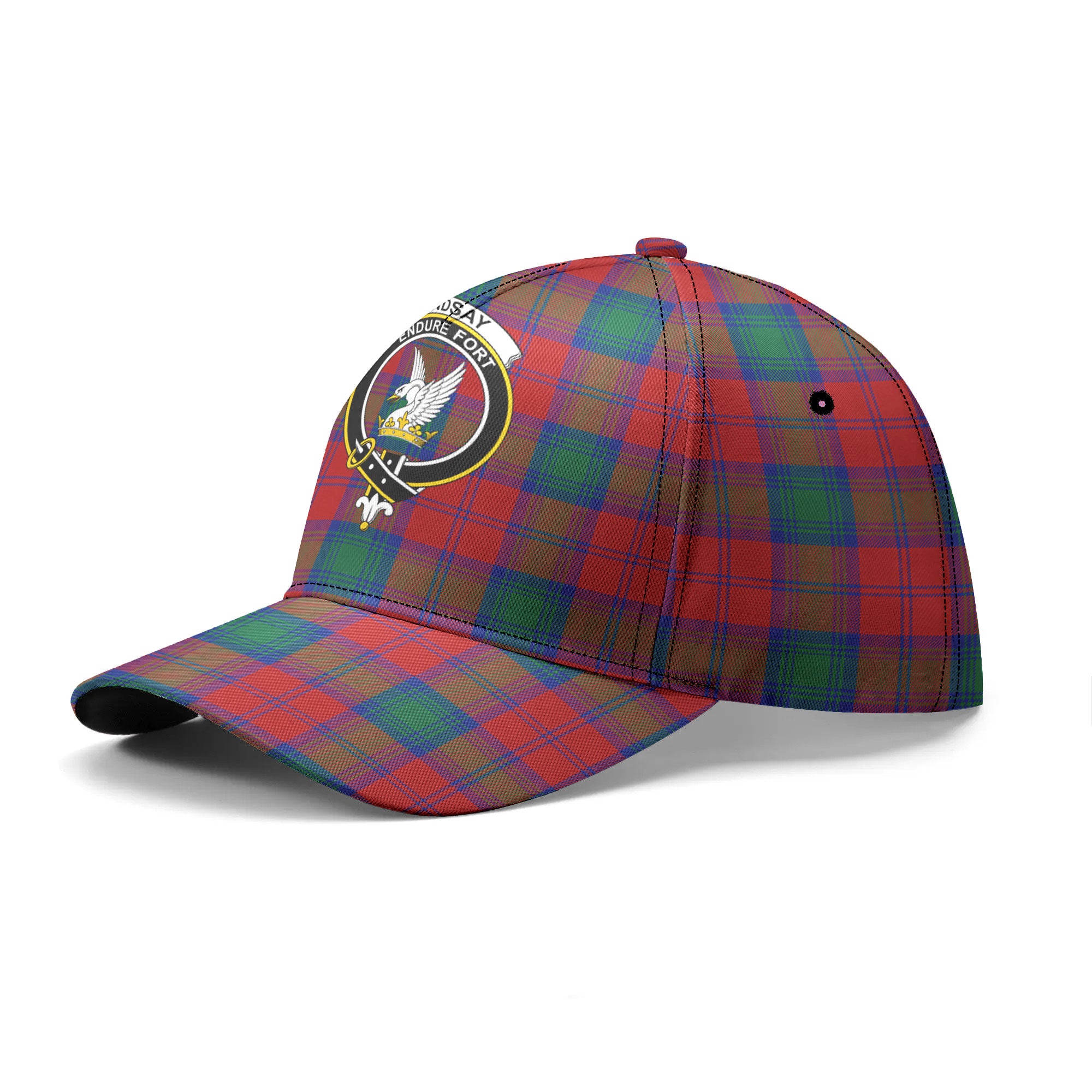 Lindsay Modern Tartan Crest Classic Cap