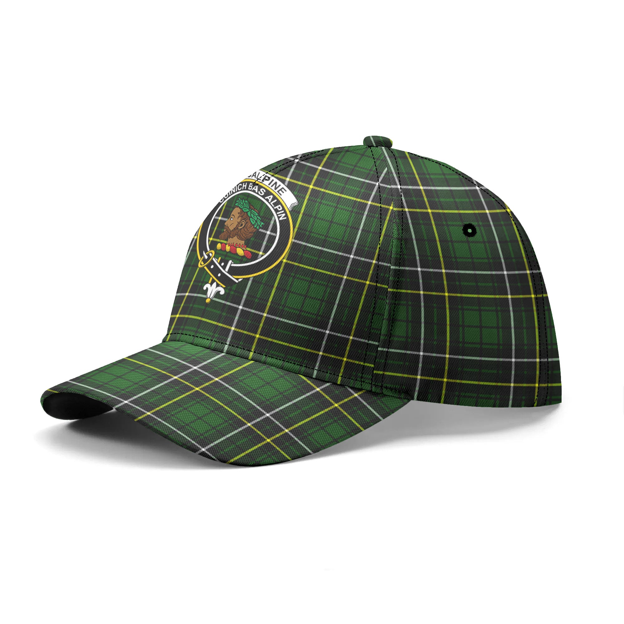 MacAlpine Modern Tartan Crest Classic Cap