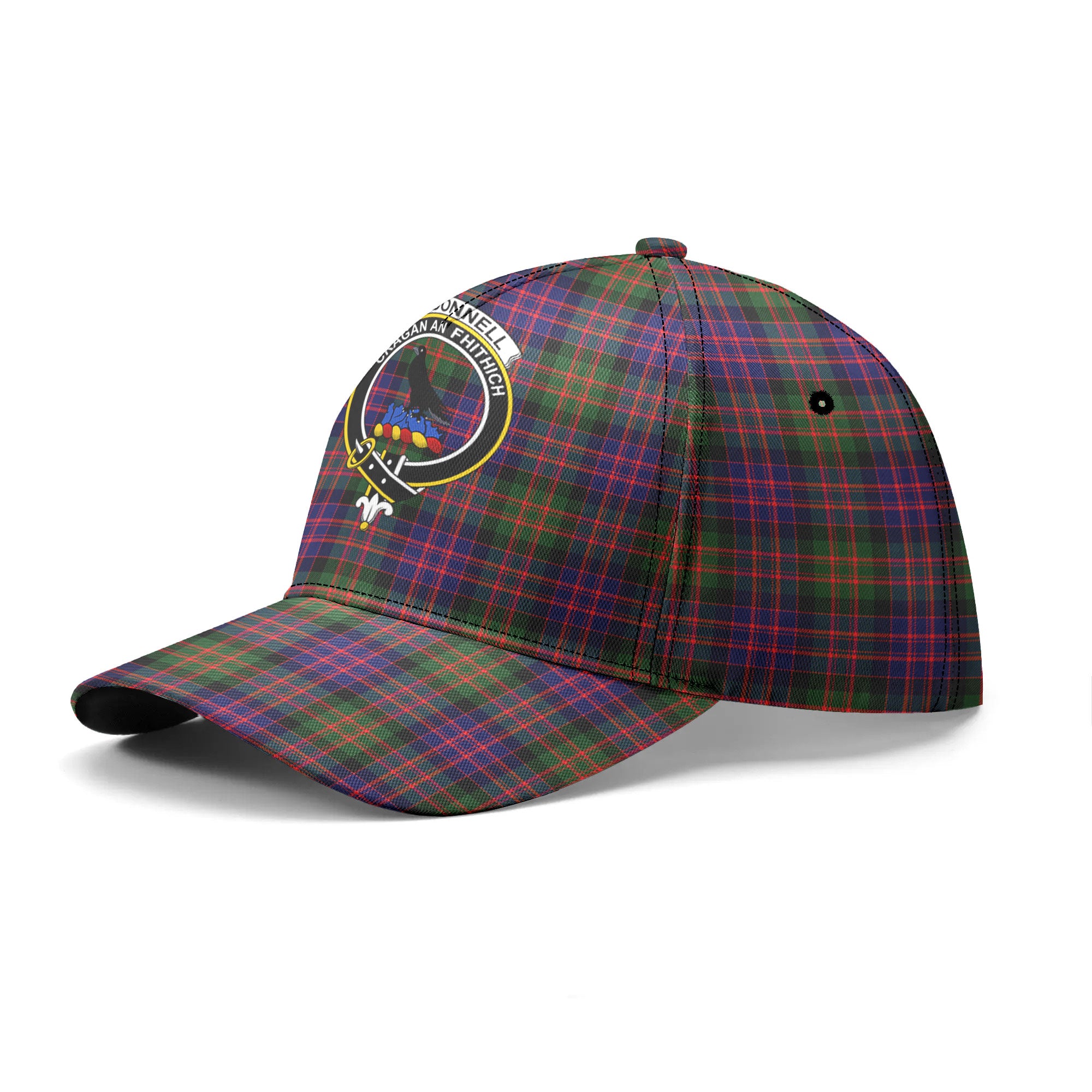 MacDonnell of Glengarry Modern Tartan Crest Classic Cap