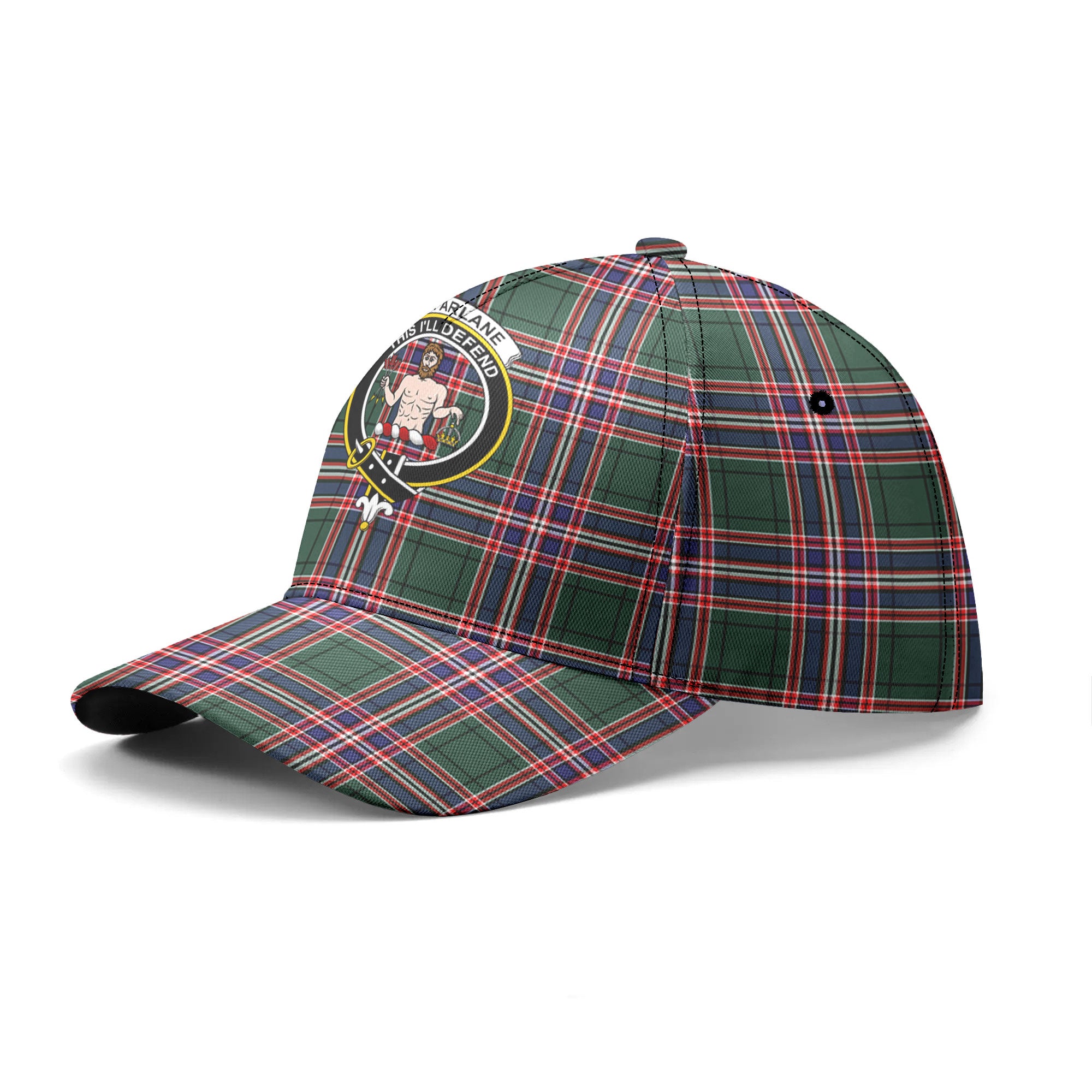 MacFarlane Hunting Modern Tartan Crest Classic Cap