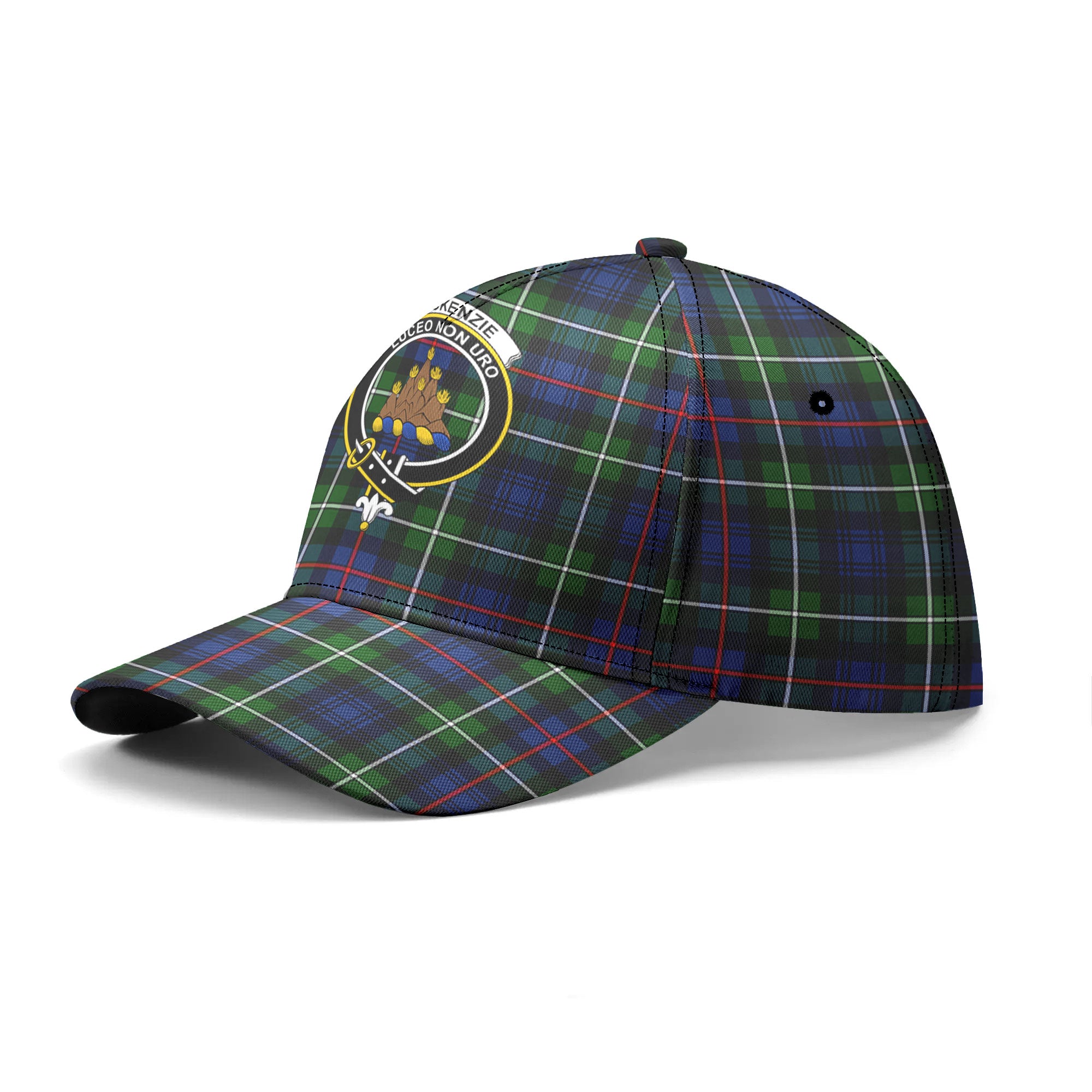 MacKenzie Modern Tartan Crest Classic Cap