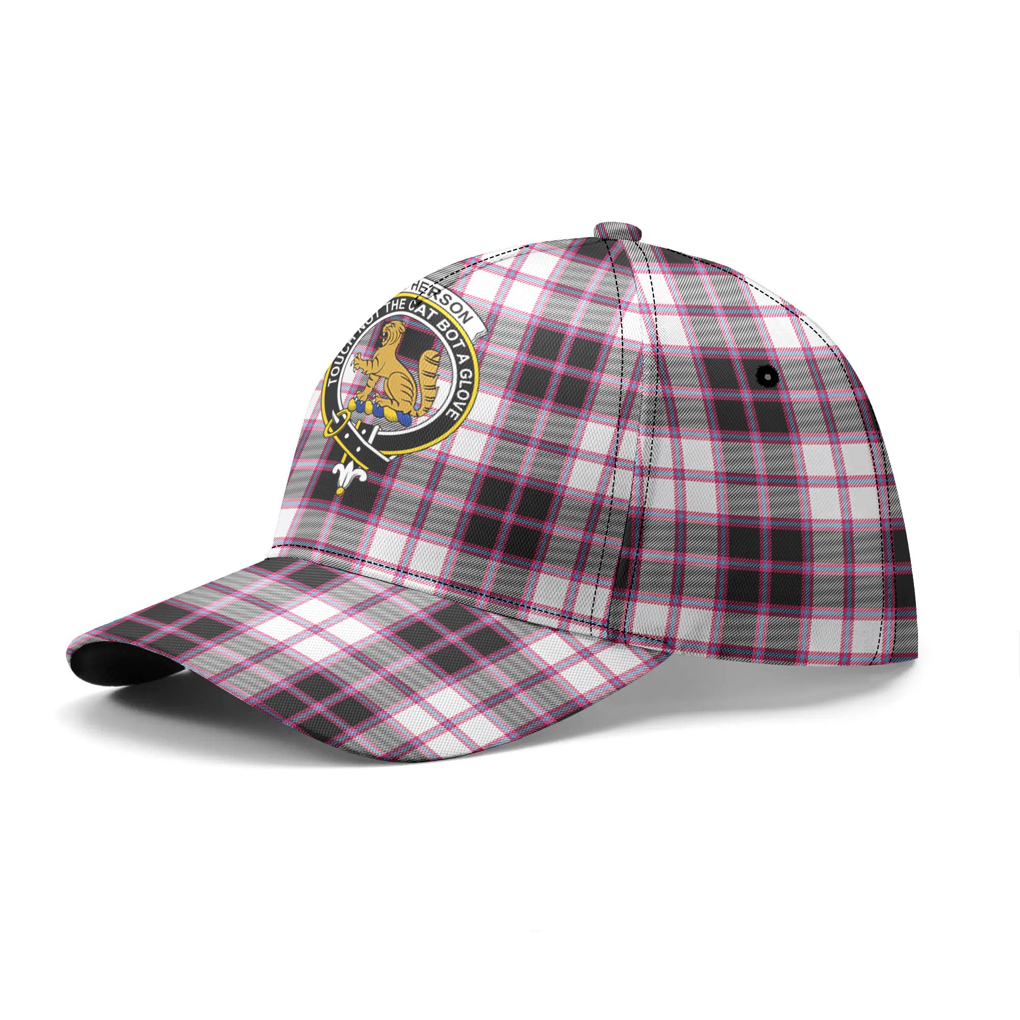 MacPherson Hunting Modern Tartan Crest Classic Cap