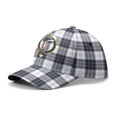 MacRae Dress Modern Tartan Crest Classic Cap