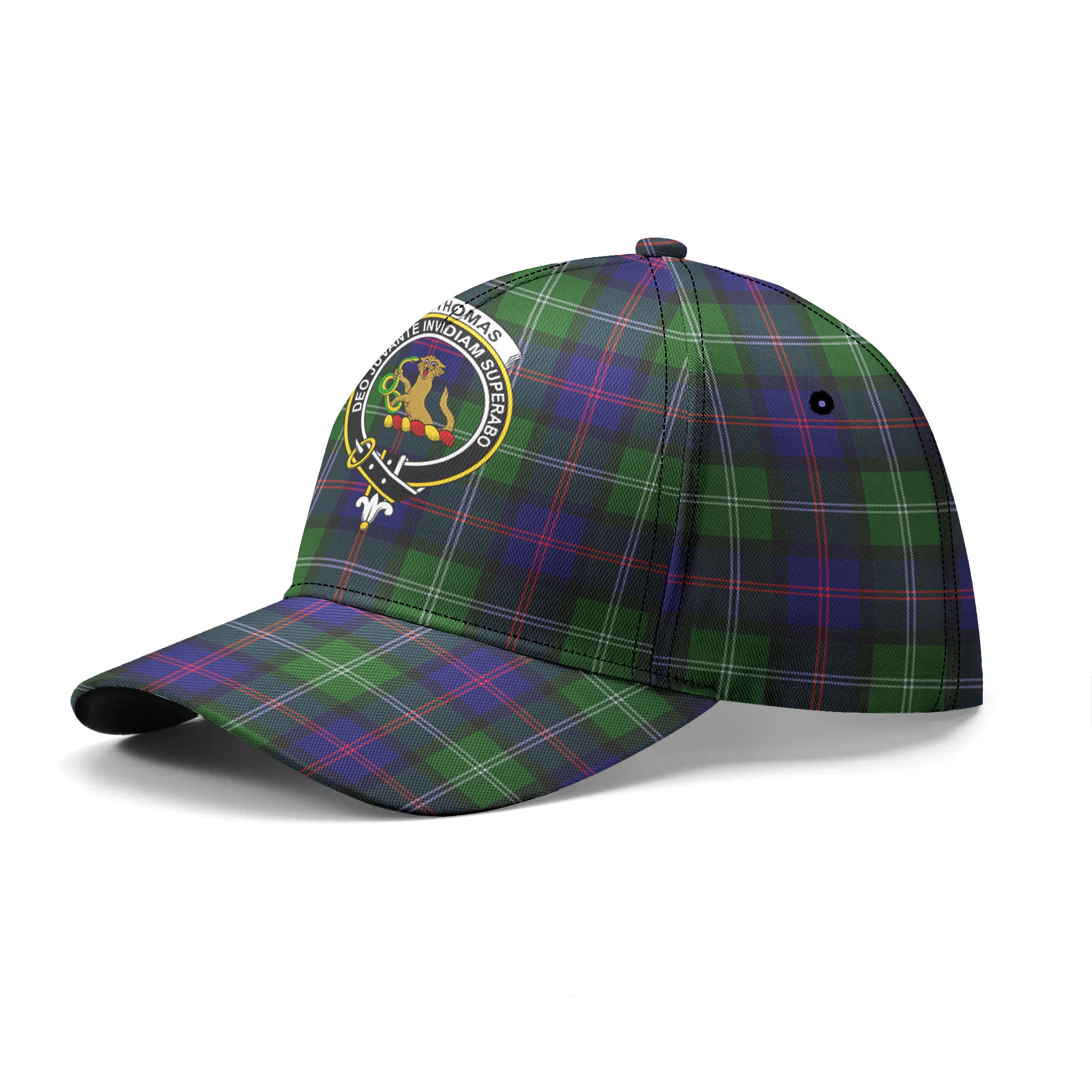 MacThomas Modern Tartan Crest Classic Cap