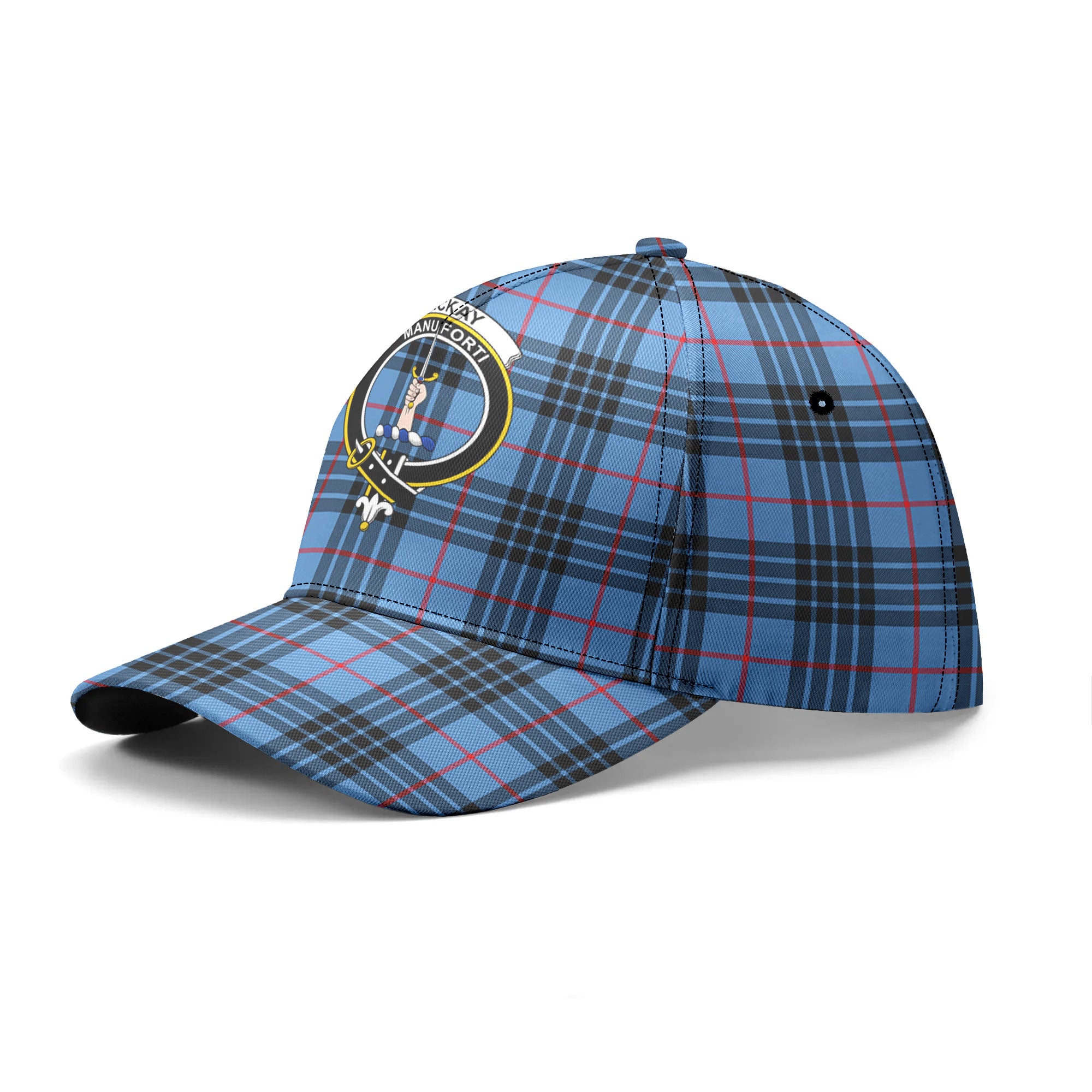 McKay Blue Tartan Crest Classic Cap