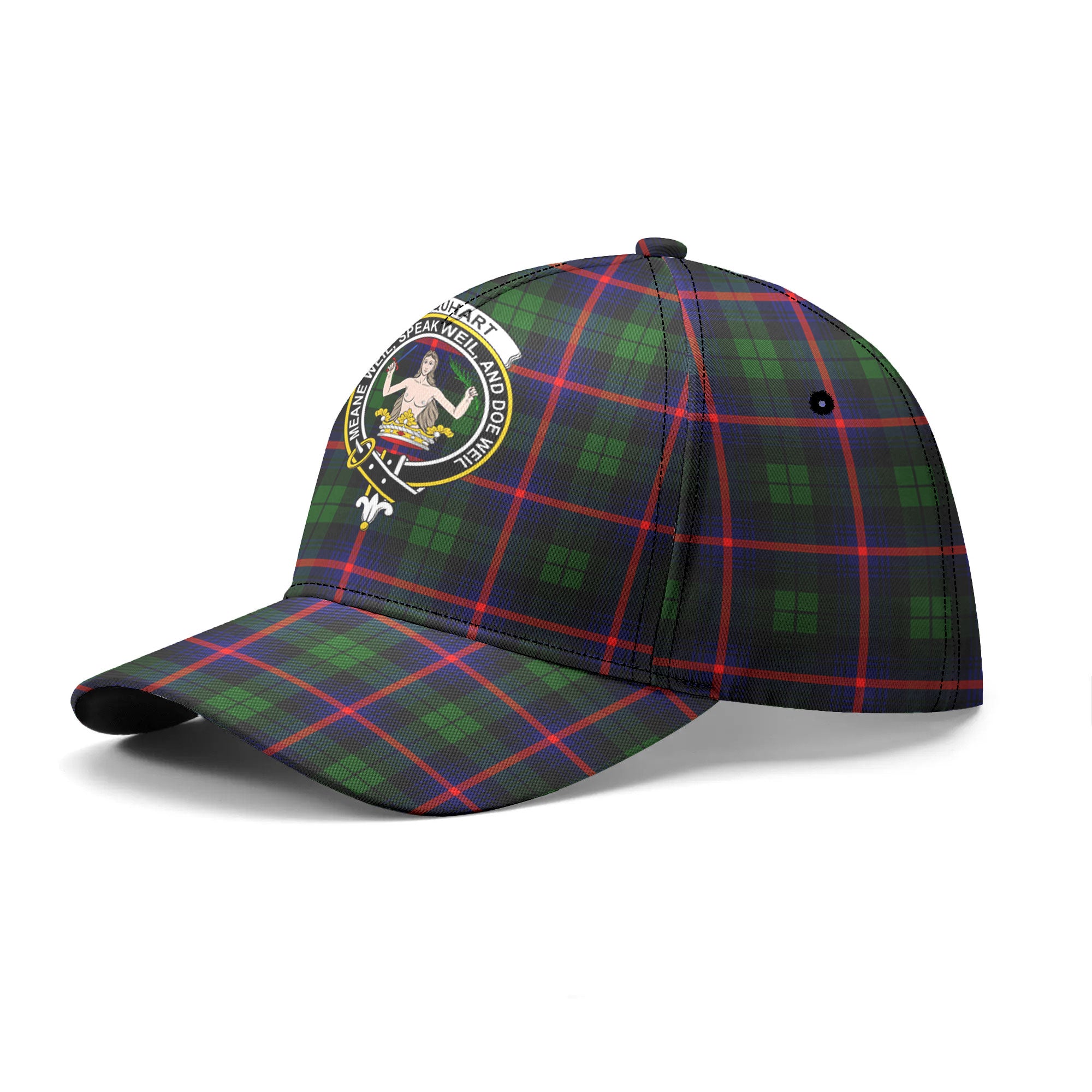 Urquhart Modern Tartan Crest Classic Cap