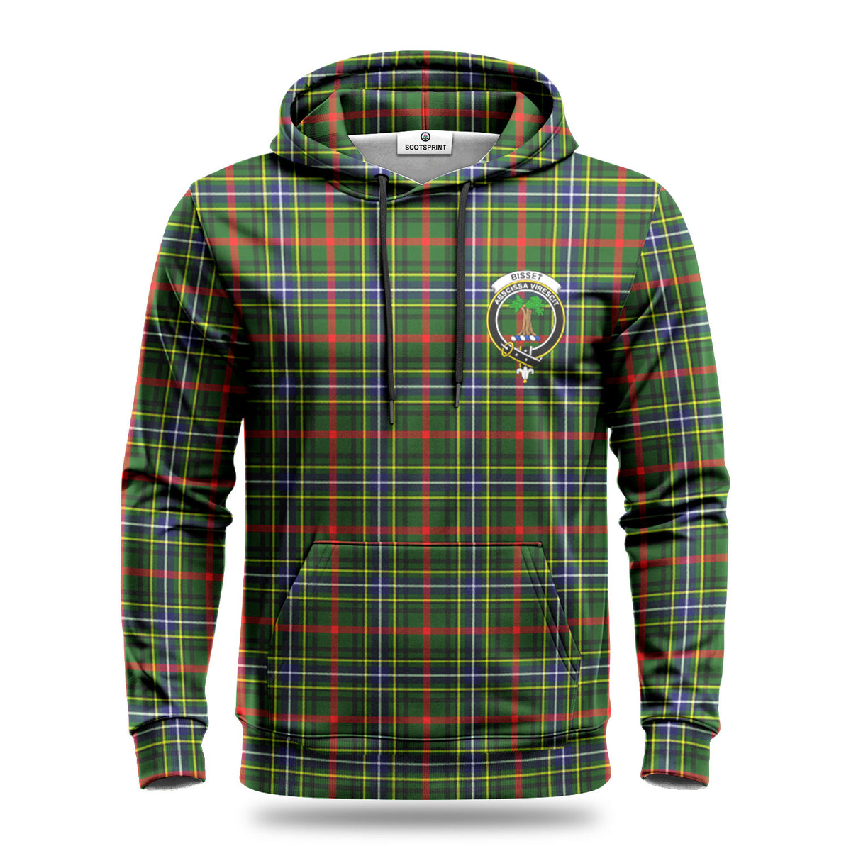 Bisset Tartan Crest Hoodie