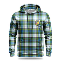 Campbell Dress Tartan Crest Hoodie