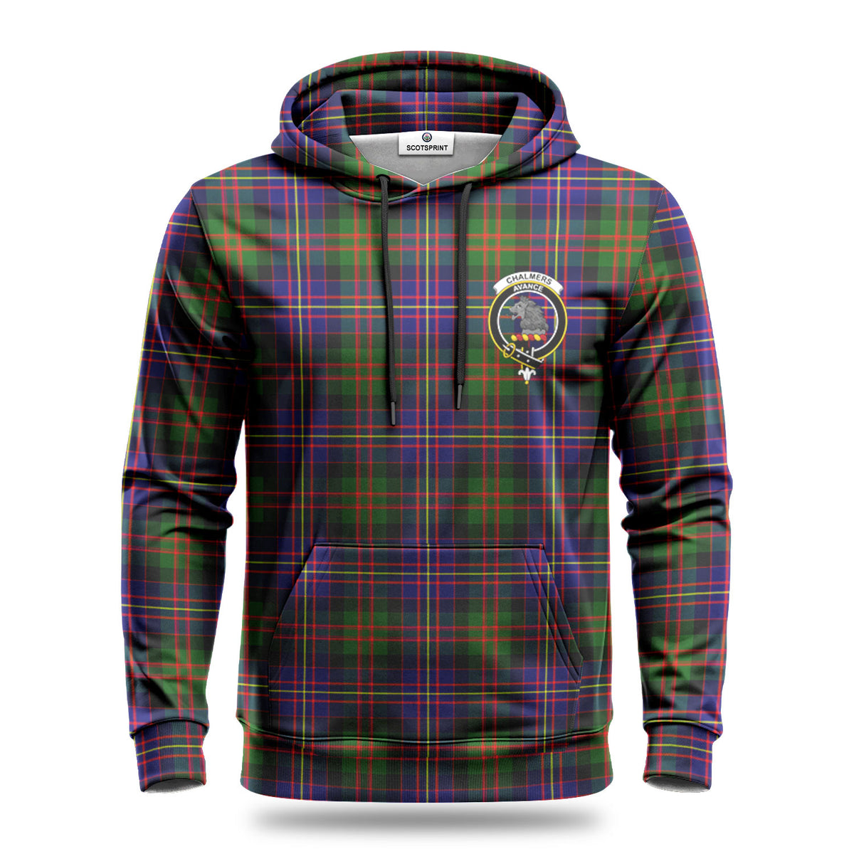 Chalmers Tartan Crest Hoodie