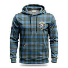 Cockburn Modern Tartan Crest Hoodie