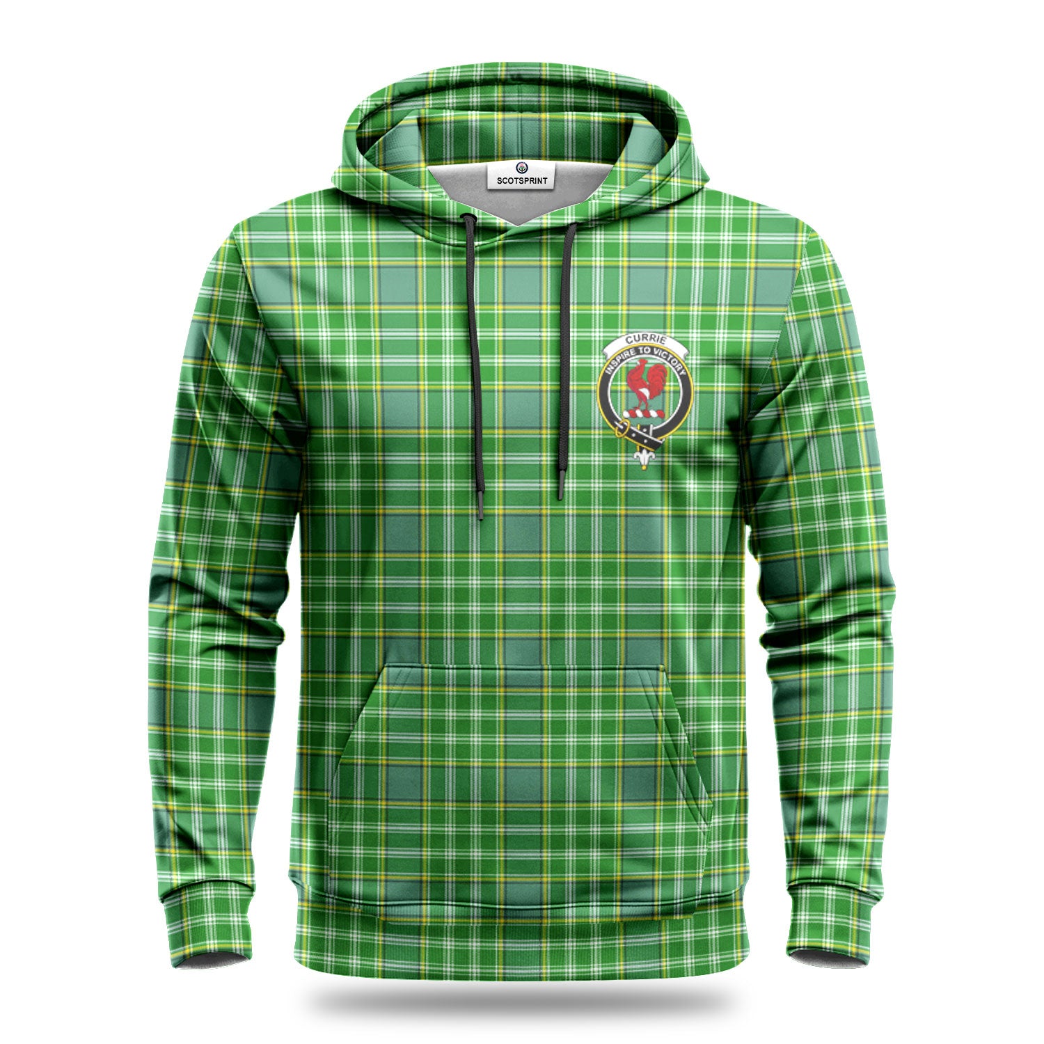 Currie Tartan Crest Hoodie