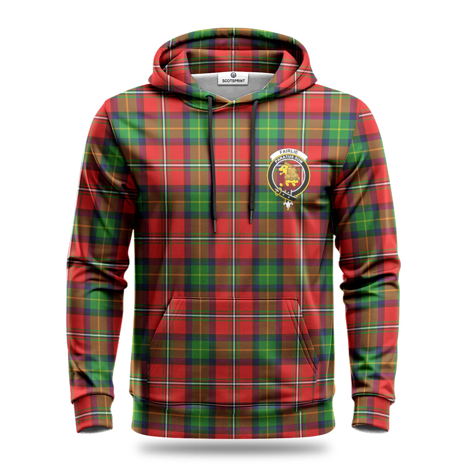 Fairlie Tartan Crest Hoodie