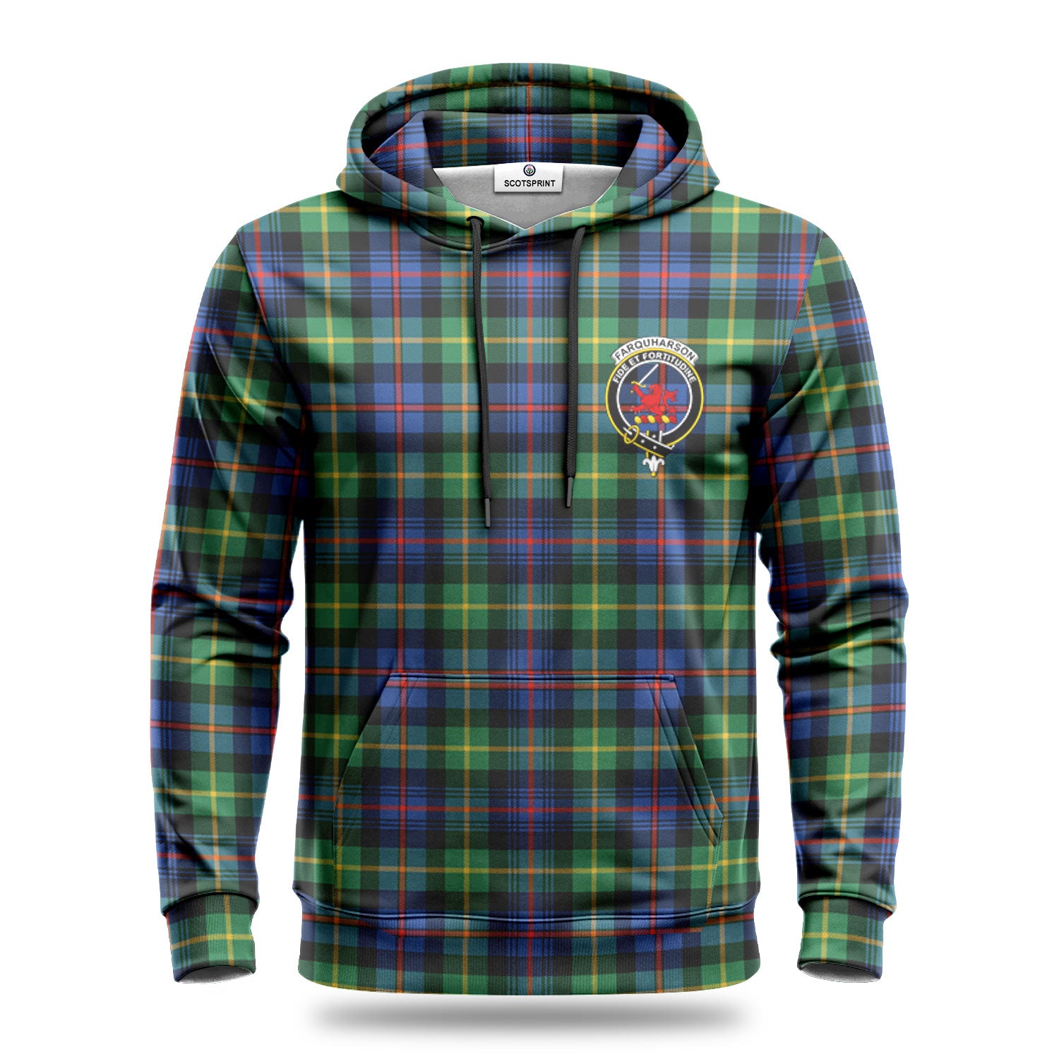 Farquharson Ancient Tartan Crest Hoodie