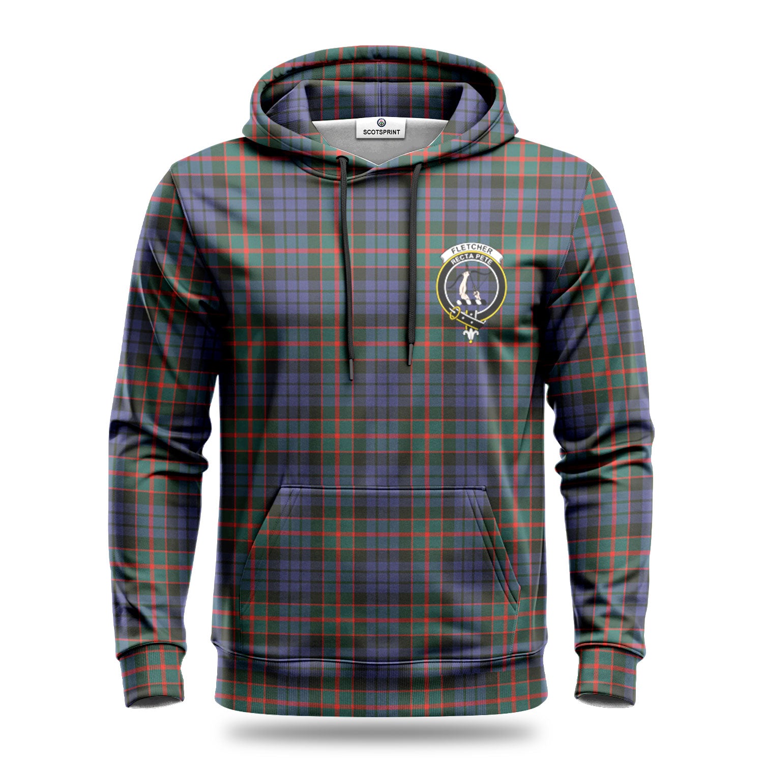 Fletcher of Dunans Tartan Crest Hoodie