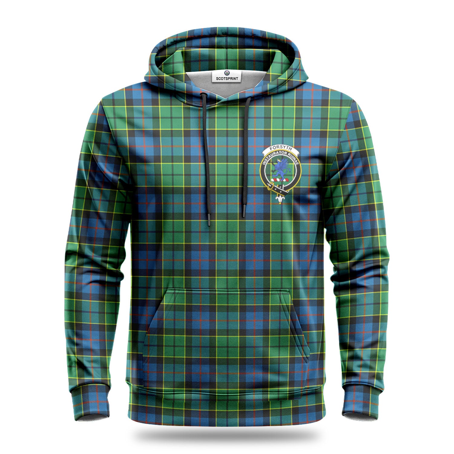 Forsyth Ancient Tartan Crest Hoodie