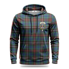 Fraser (of Lovat) Hunting Ancient Tartan Crest Hoodie