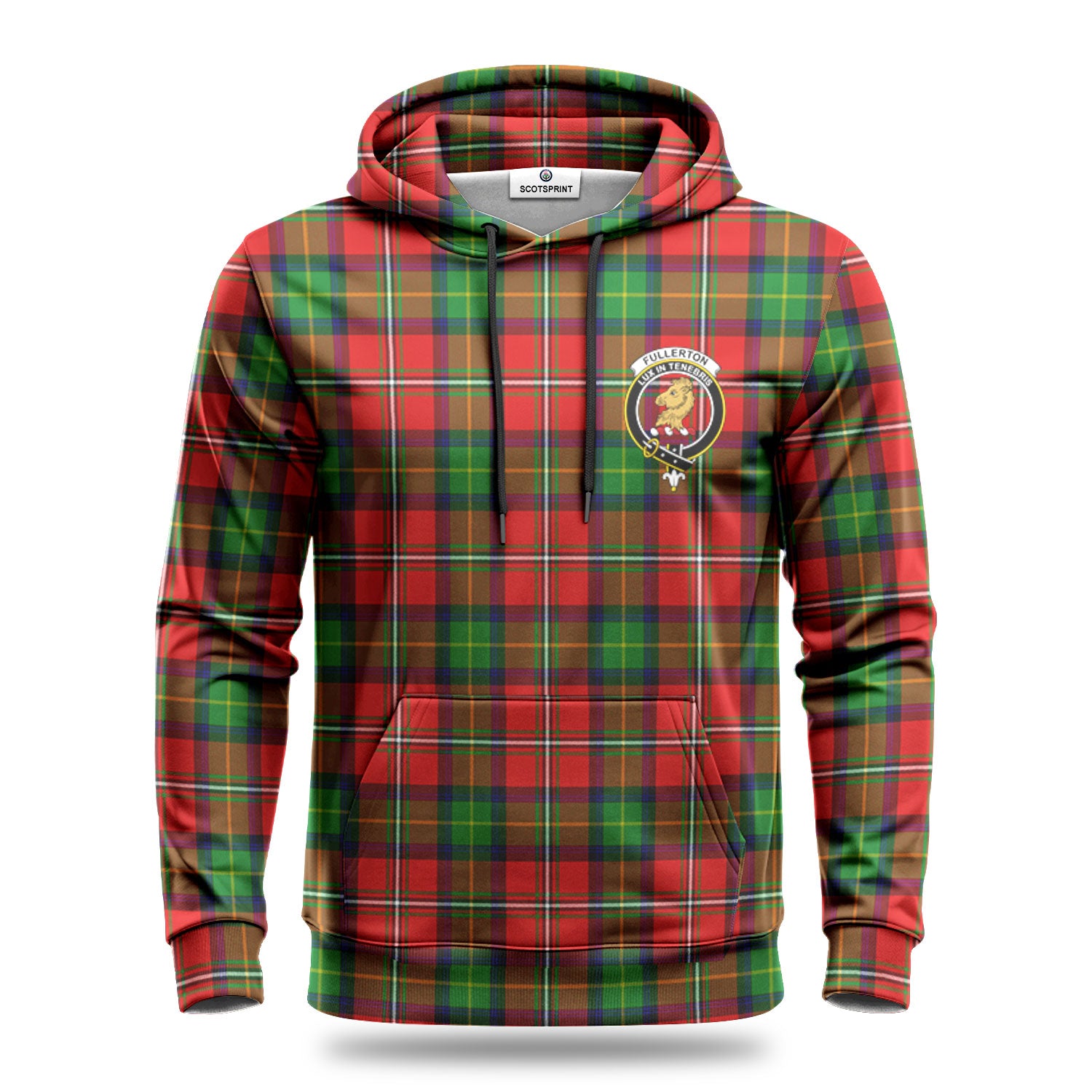 Fullerton Tartan Crest Hoodie